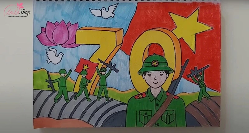 Tô màu để hoàn thiện bức tranh