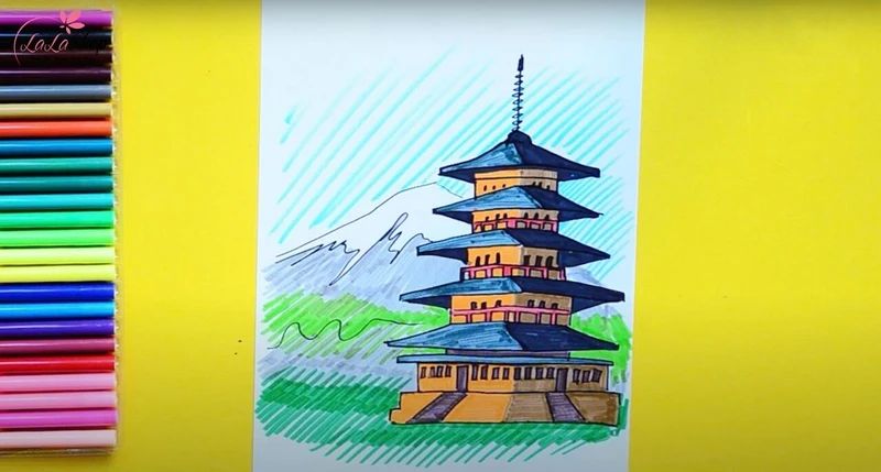 Tô màu phong cảnh xung quanh