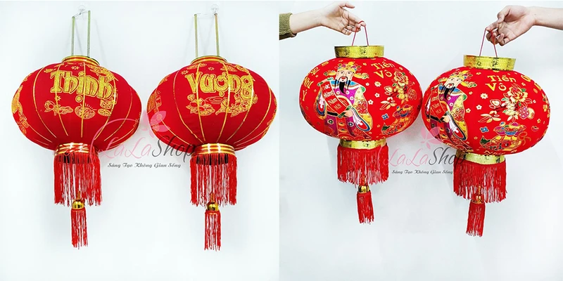 Trang trí Tết cho lớp học trường mầm non bằng đèn lồng