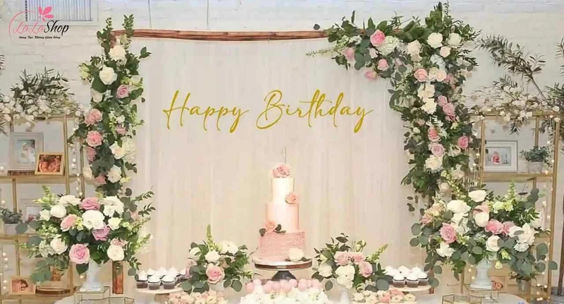 Trang trí tiệc sinh nhật lãng mạn bé gái lớn