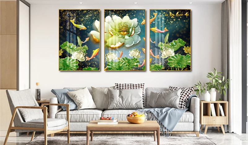 Tranh cá chép đẹp tại Lala Shop