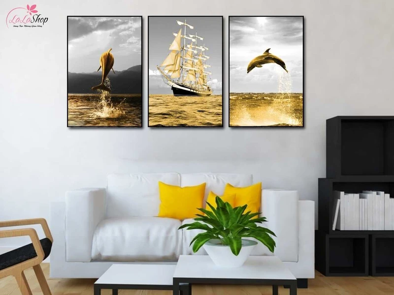 Tranh canvas phổ biến là dòng tranh in canvas