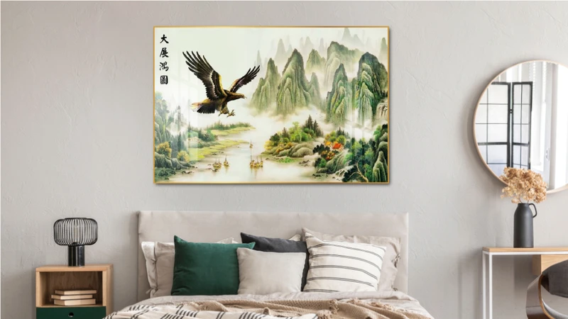 Tranh dành cho người mệnh Thổ liên quan đến núi đất