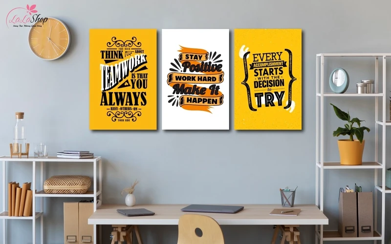 Các loại tranh canvas treo tường đẹp - Tranh động lực có nhiều thiết kế độc đáo