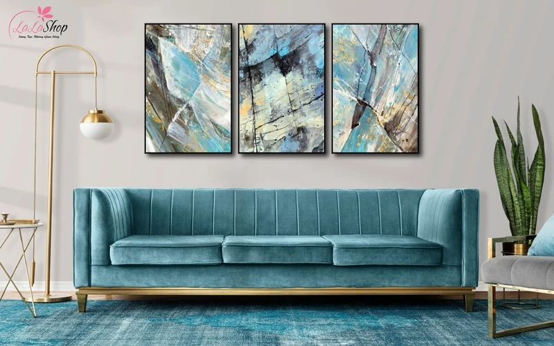 Các loại tranh canvas treo tường đẹp - Tranh nghệ thuật trừu tượng cổ điển mang đến một không gian hiện đại