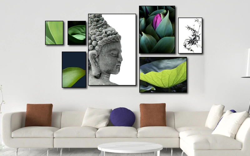 Tranh Phật mang lại sự bình an và sức khỏe đến cho gia đình