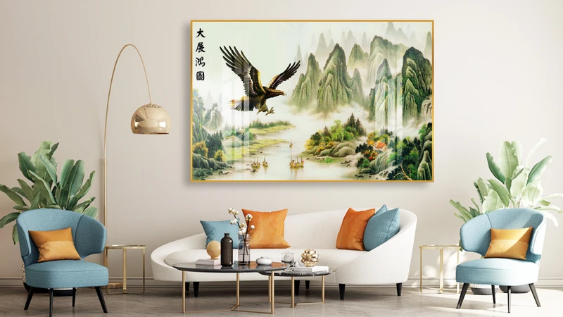 Tranh phong thủy Đại bàng tung cánh