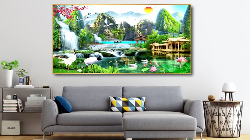 Tranh phong thuỷ Mặt Trời Mọc