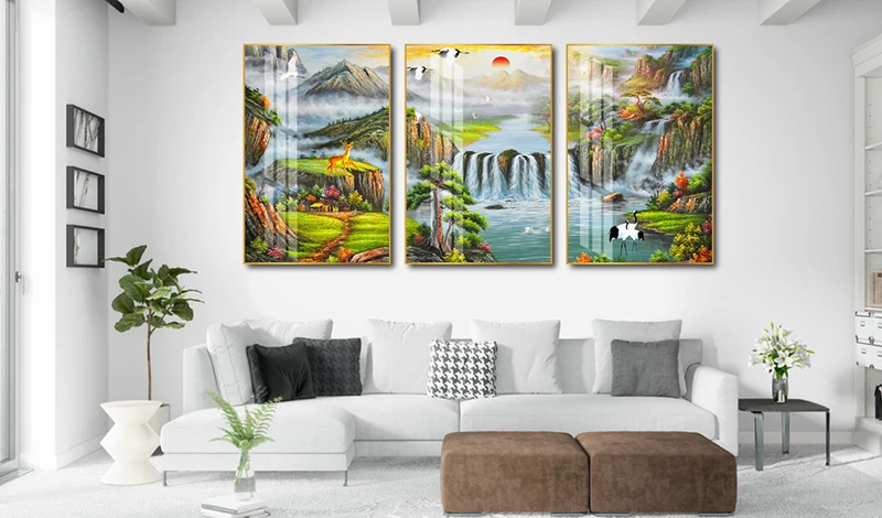 Tranh phong thủy Sơn thủy hữu tình