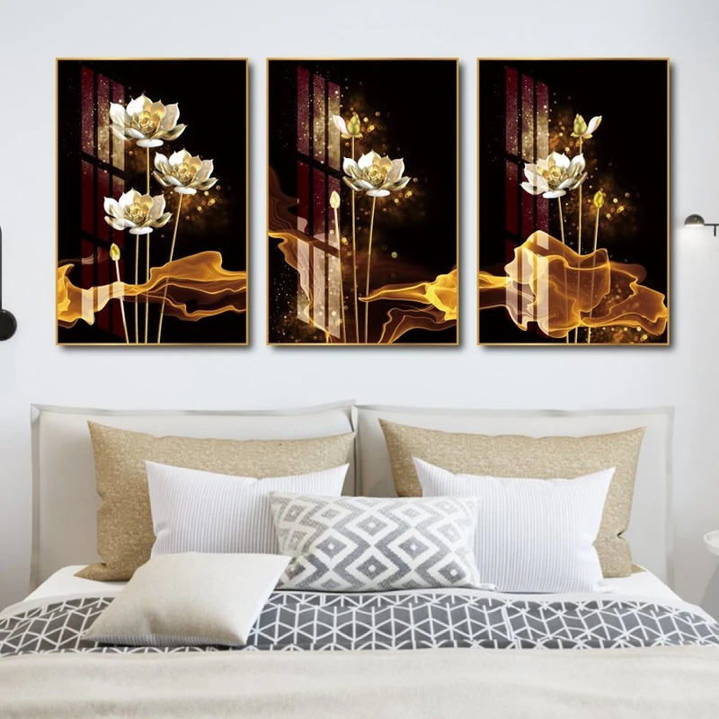 Tranh Treo Tường Bạch Liên Tỏa Sáng