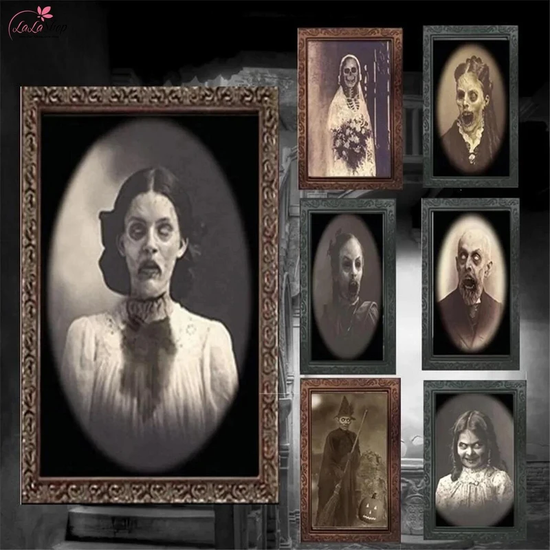 Tranh treo tường ma quái sẽ mang lại cảm giác u ám và đáng sợ