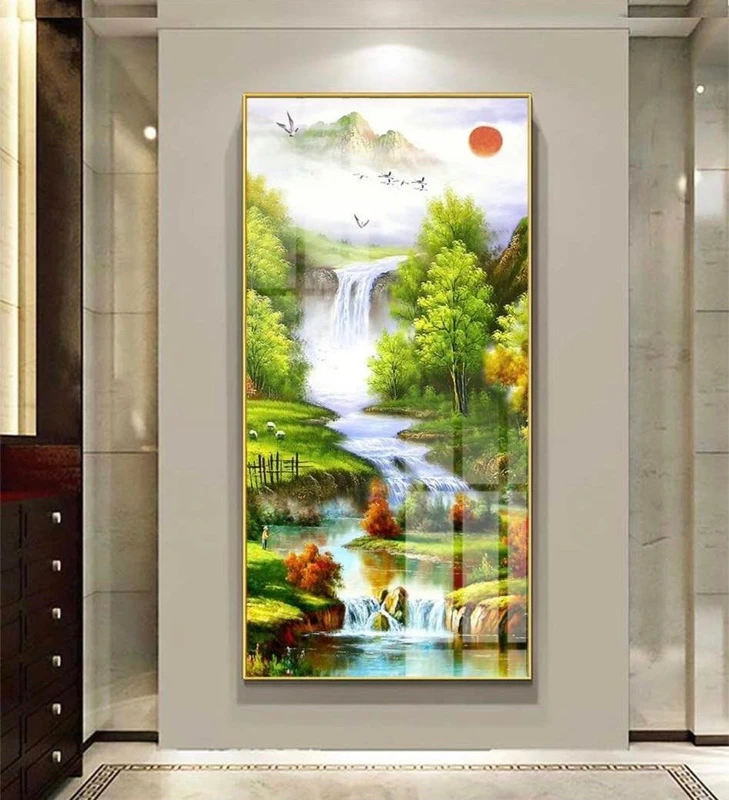 Tranh Treo Tường Phong Cảnh Sơn Thủy Nghệ Thuật 698