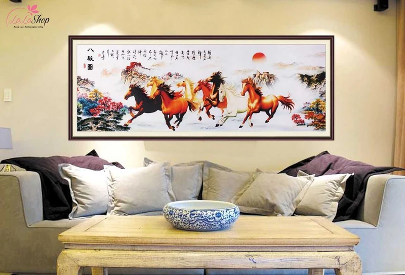 Tranh treo tường phong thuỷ giúp trang trí không gian và mang lại tài lộc, may mắn