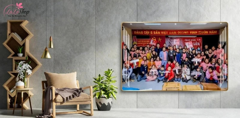 Tranh treo tường vừa mang tính thẩm mỹ vừa kèm theo thông điệp may mắn