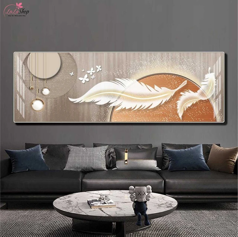 Tranh trừu tượng đôi khi là hình ảnh đơn thuần được kết hợp màu sắc độc đáo