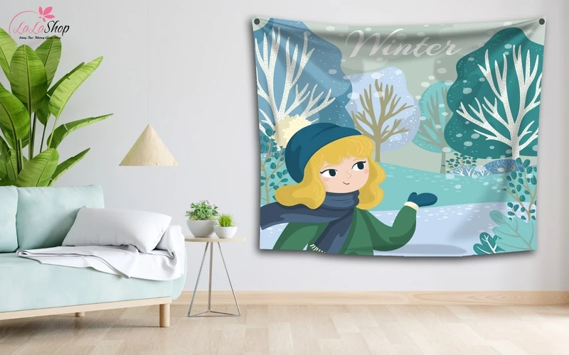 Tranh vải có giá thành rẻ và dễ trang trí – Một trong các chất liệu tranh treo tường được yêu thích