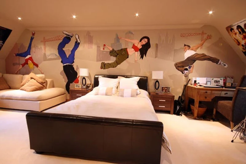 Tranh vẽ tường nghệ thuật sinh động