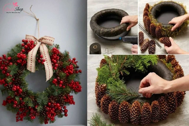 Tự làm đồ trang trí Noel giúp tiết kiệm chi phí và tăng khả năng sáng tạo