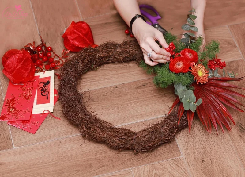 Tự tay làm đồ trang trí Tết giúp không gian vừa độc đáo vừa mang đậm dấu ấn cá nhân