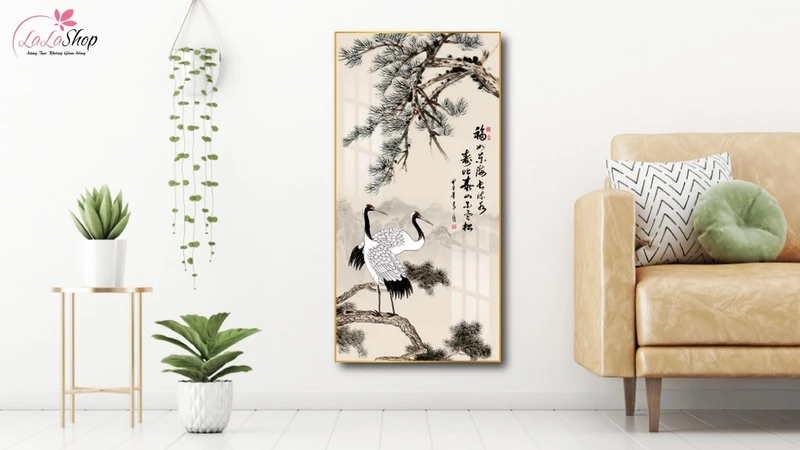 Tùng Hạc Diên Niên biểu trưng cho sự thịnh vượng và bình an