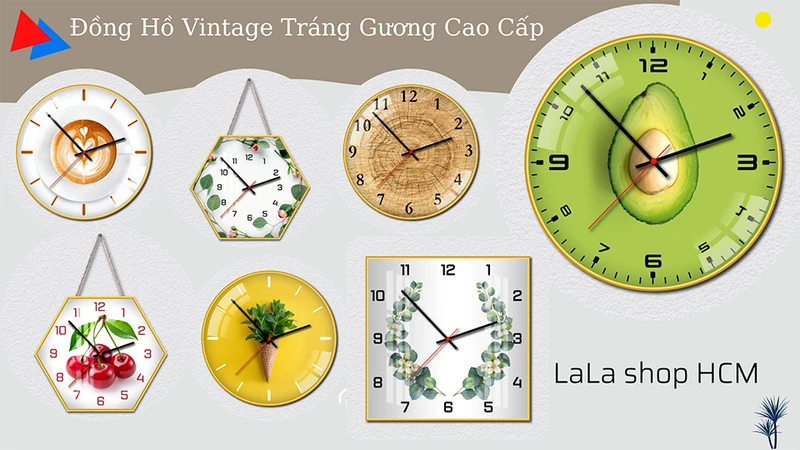 Với mức giá dưới 500K là bạn đã có ngay chiếc đồng hồ trang trí tinh tế cho bức tường nhà đẹp