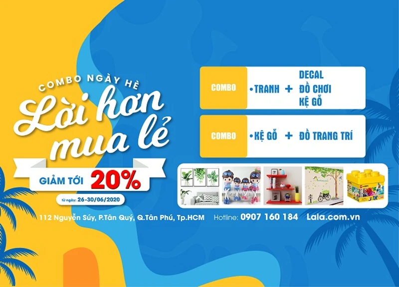 Combo ngày hè lời hơn mua lẻ