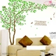 Decal dán tường cây dán 6 kiểu