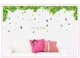 Decal dán tường giàn cây xanh lá to