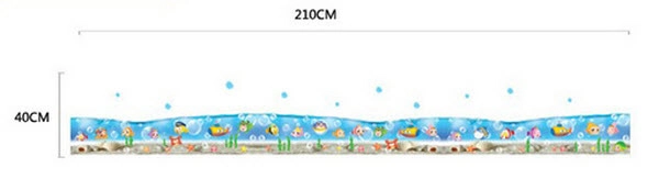 Decal dán chân tường đại dương 2