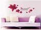 Decal dán tường Hoa ly đỏ