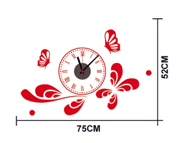 Đồng hồ cánh bướm đỏ