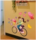 Decal dán tường Xe đạp tình nhân 2