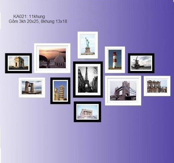 Khung ảnh bộ 11 khung - KA021