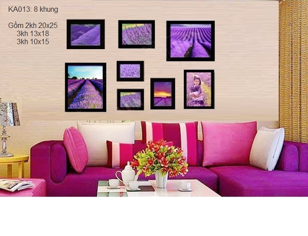 Khung ảnh bộ 8 khung - KA013
