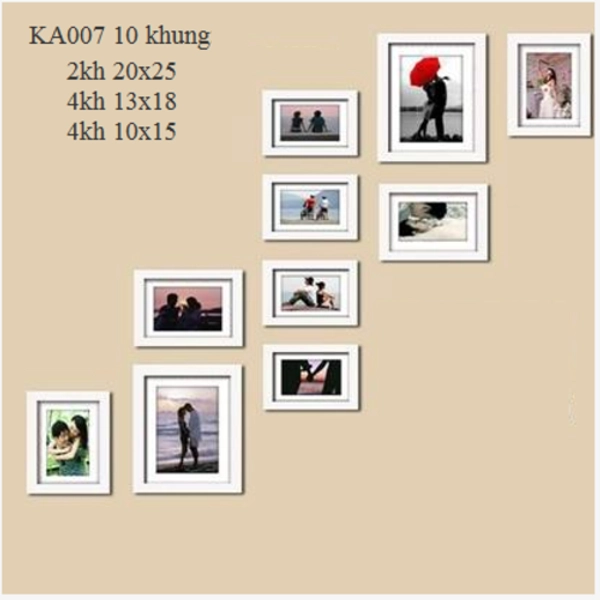 khung ảnh bộ 10 khung - KA007