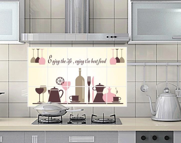 Dán bếp bình trà