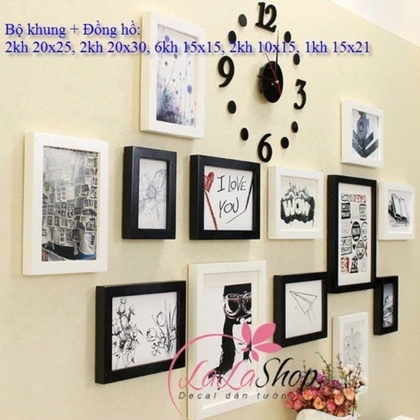 Khung ảnh bộ 13 khung -  KA045