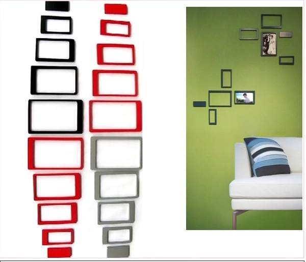 Họa tiết gỗ 3D hình chữ nhật (có đen, đỏ, trắng)