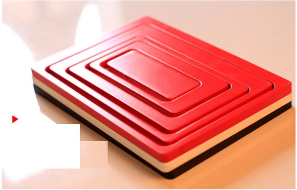 Họa tiết gỗ 3D hình chữ nhật (có đen, đỏ, trắng)