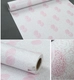 Giấy Decal cuộn họa tiết tròn màu hồng 1