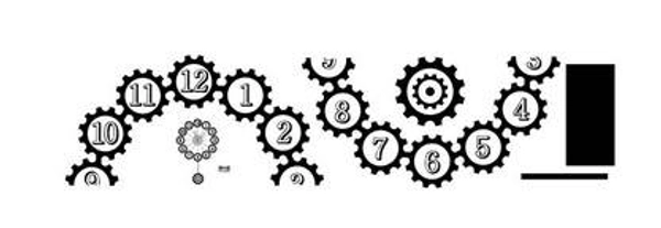 Đồng hồ số đen 3