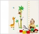 Decal dán tường thước đo vườn thú 2