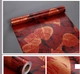 Giấy decal cuộn họa tiết lá đỏ