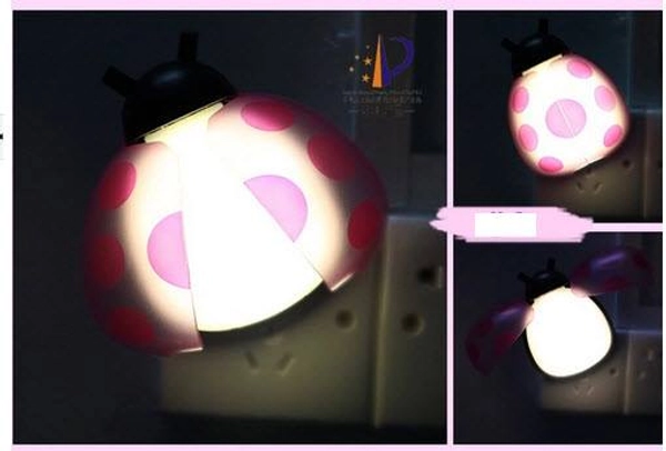 Đèn ngủ cánh cam đủ màu (có màu vàng, hồng, xanh)