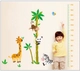 Decal dán tường thước đo vườn thú 2