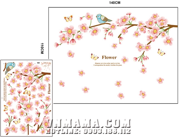 Cành đào hồng 7