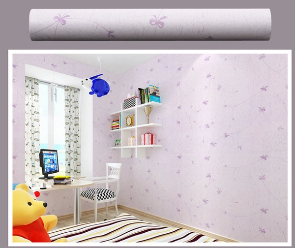 Giấy Decal cuộn nơ tím