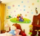 Decal dán tường gấu Pooh hạnh phúc