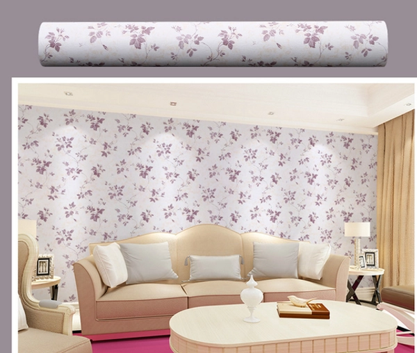 Giấy Decal cuộn dây leo hoa tím