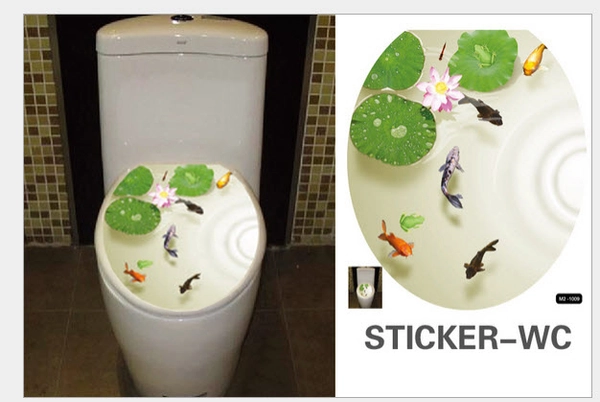 Dán toilet đầm sen